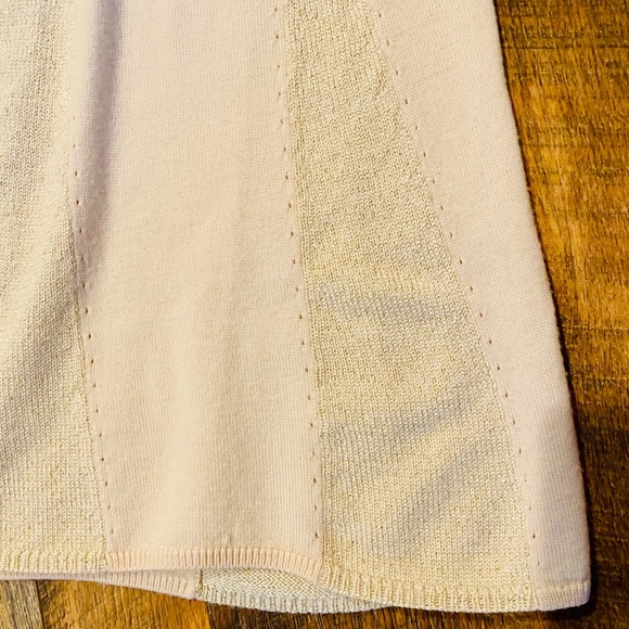 NANETTE LEPORE Beaded V-Neck Tunic Sweater Top - Picture 6 of 7